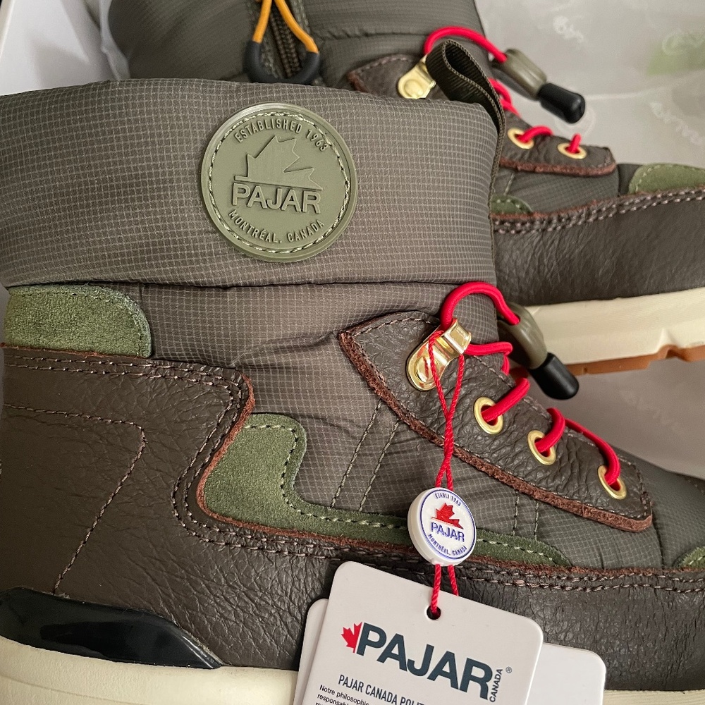 Pajar Furona winter Waterproof Boots NWT olive 7.5